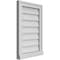Ekena Millwork Vertical Surface Mount PVC Gable Vent w/ 2"W x 2"H , Brickmould Sill Frame, 16"W x 24"H GVPVE16X2403SN - alternate 3